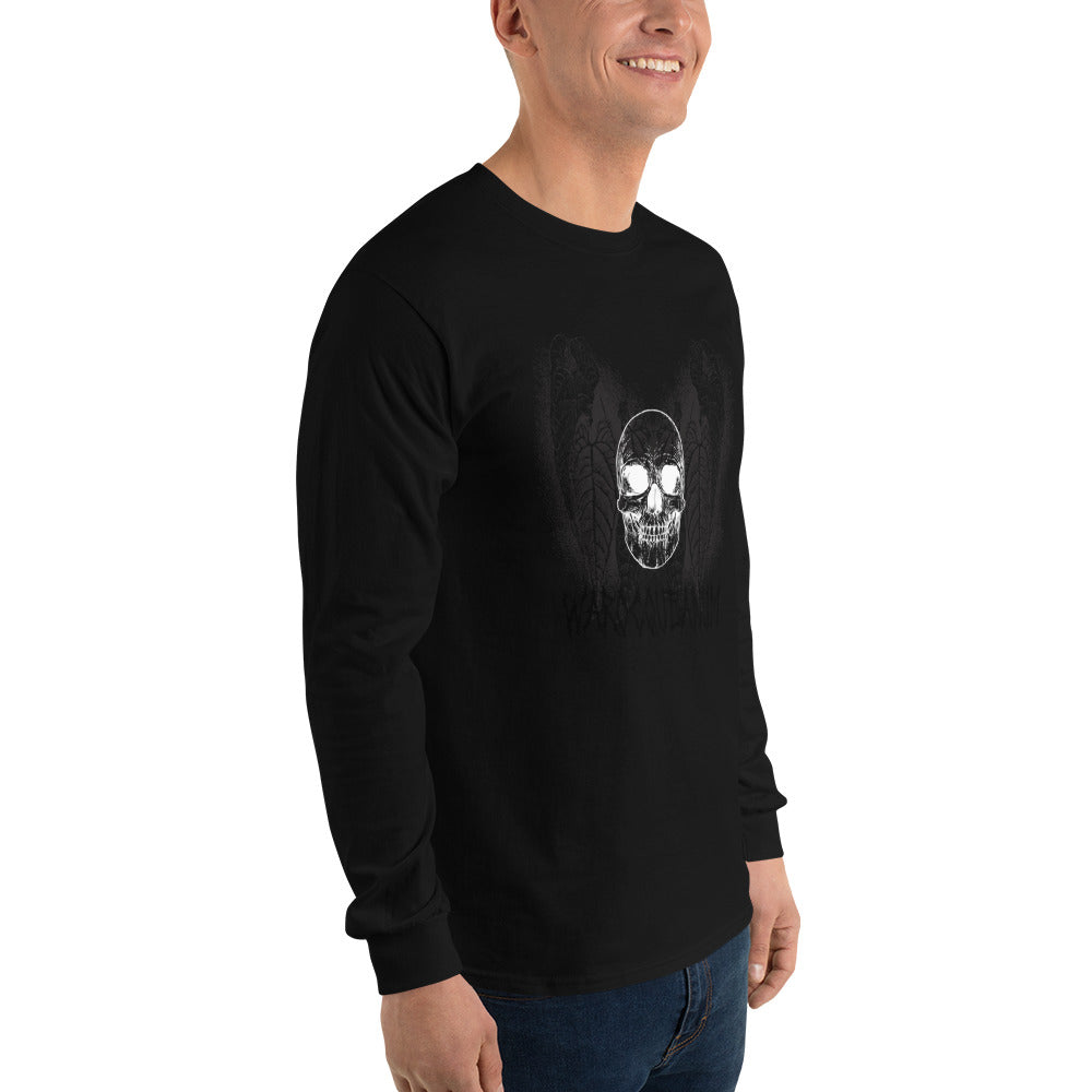 Unisex Long Sleeve Shirt - Skull w/ warocq wings