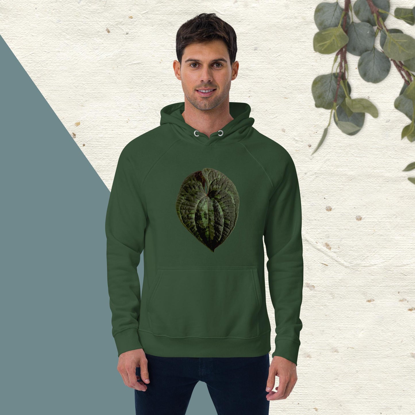 Unisex eco raglan hoodie