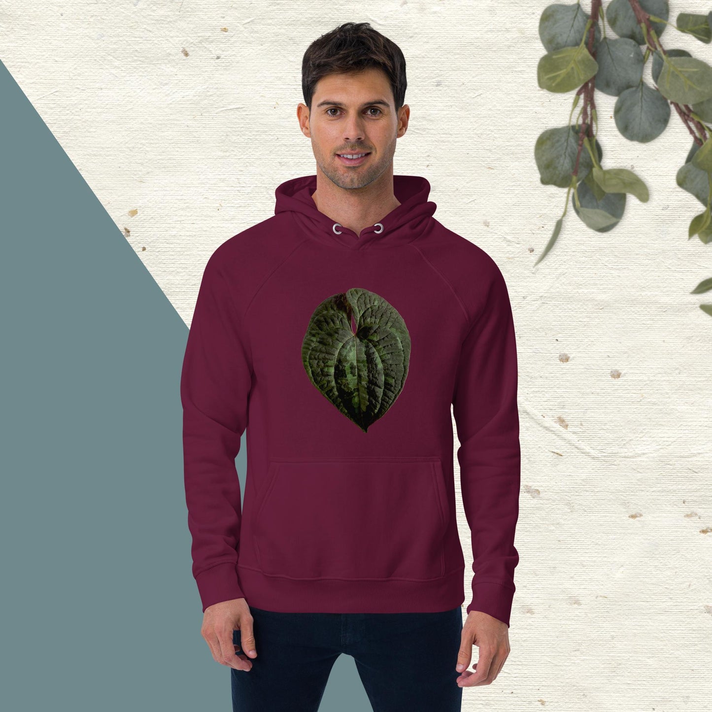 Unisex eco raglan hoodie