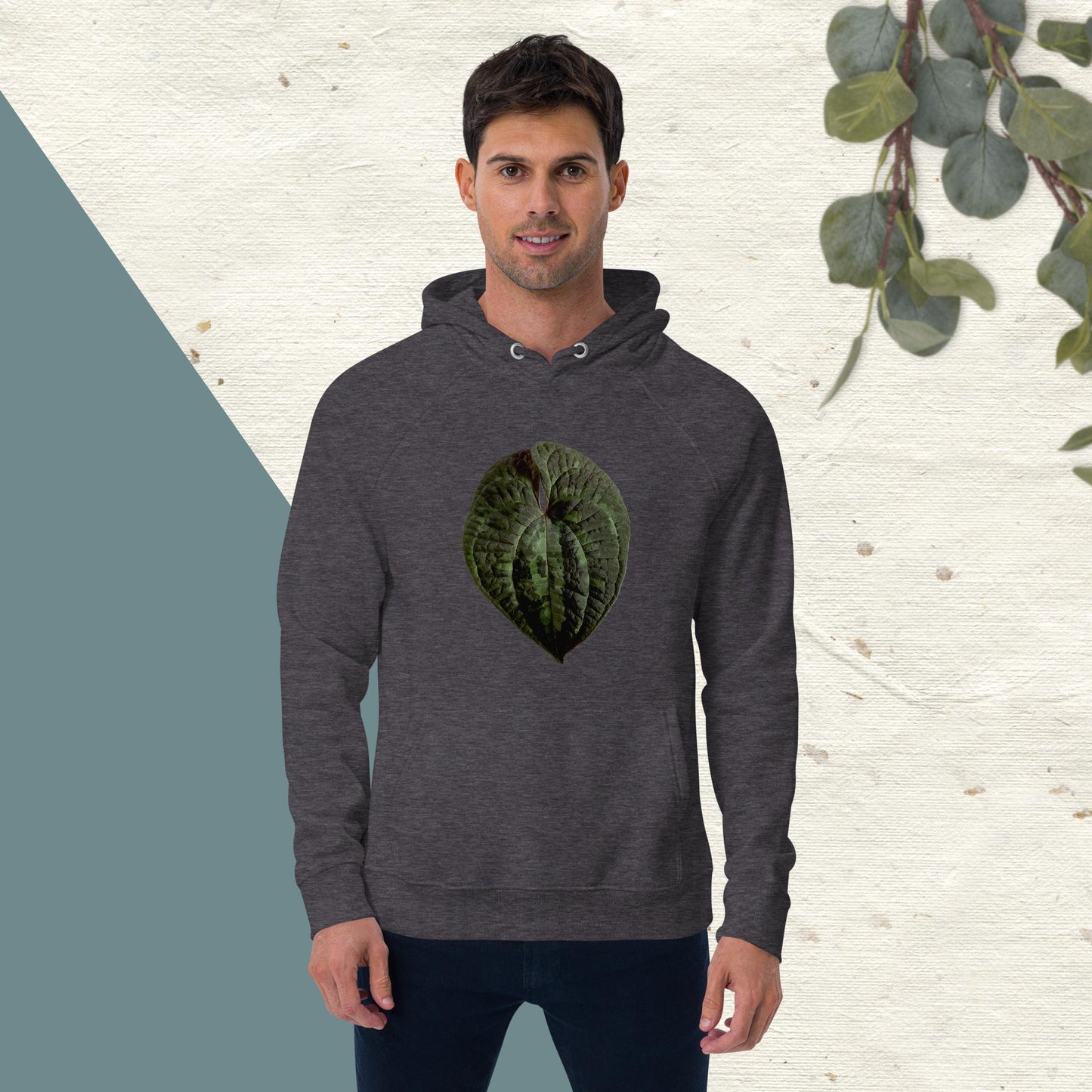 Unisex eco raglan hoodie