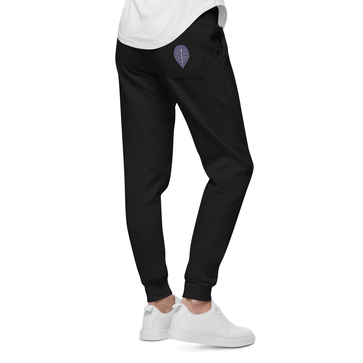 Unisex fleece sweatpants - forgetii pocket print
