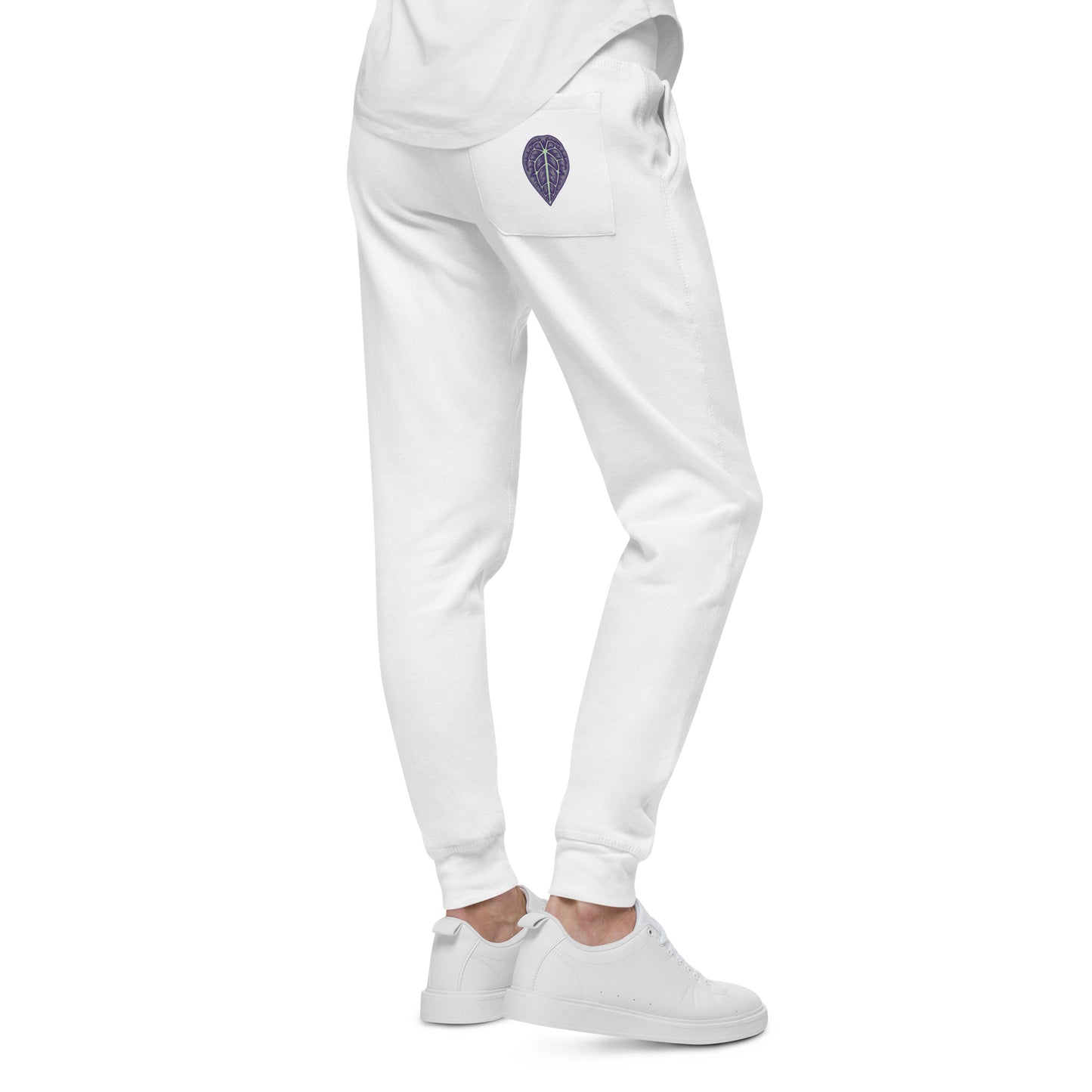 Unisex fleece sweatpants - forgetii pocket print