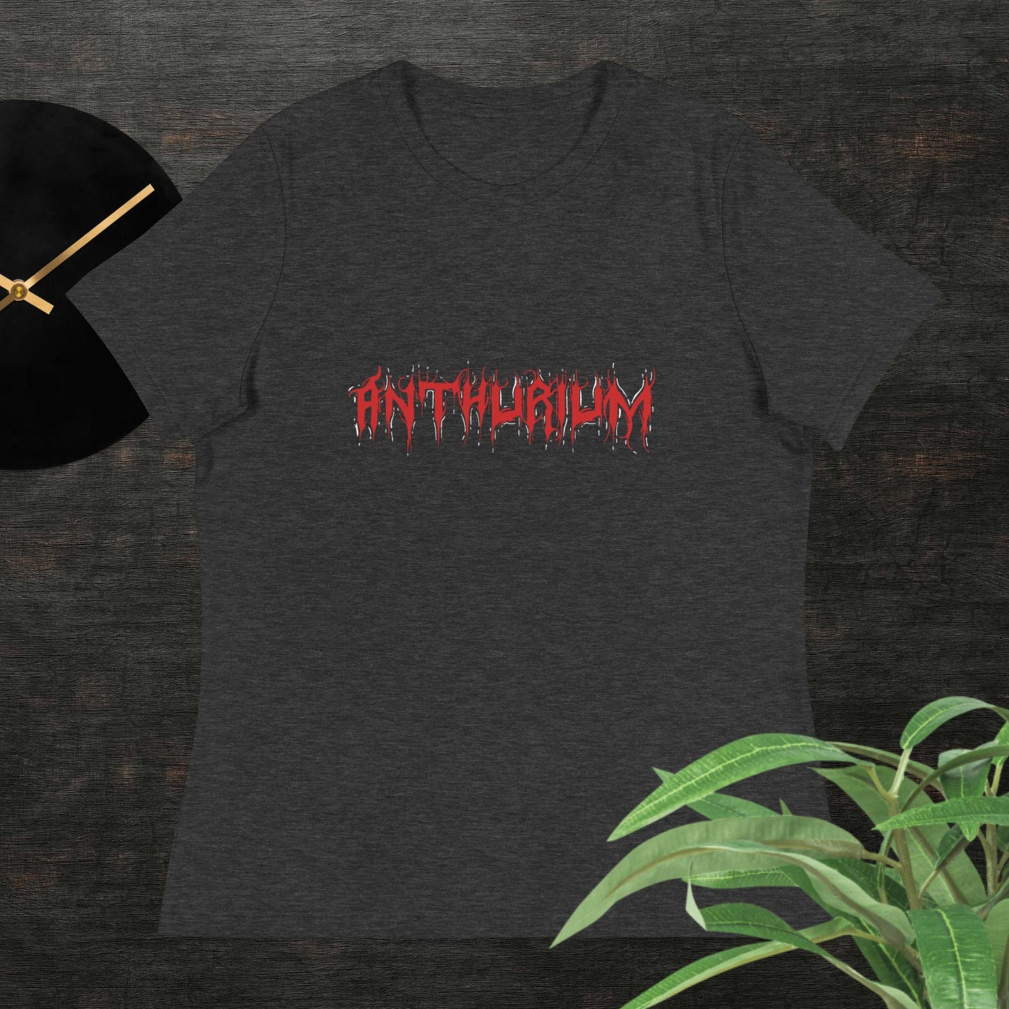 Women's Relaxed T-Shirt - Anth Blood Metal logo